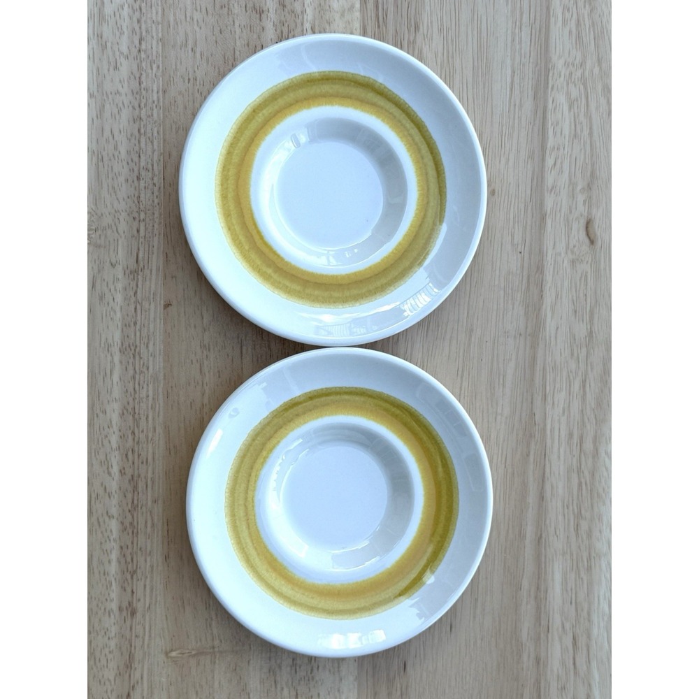 Franciscan Sundance Vtg Set of 2 Coffee Saucer Replacement Retro Earthenware USA